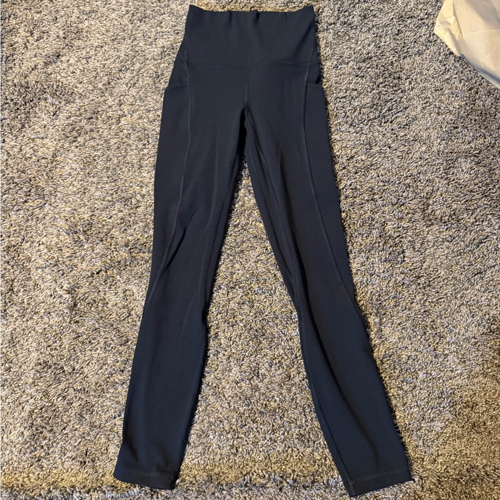 Lululemon athletica High-Waisted Black align Leggings with pockets